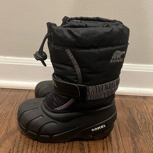 Sorel Black Snow Boots